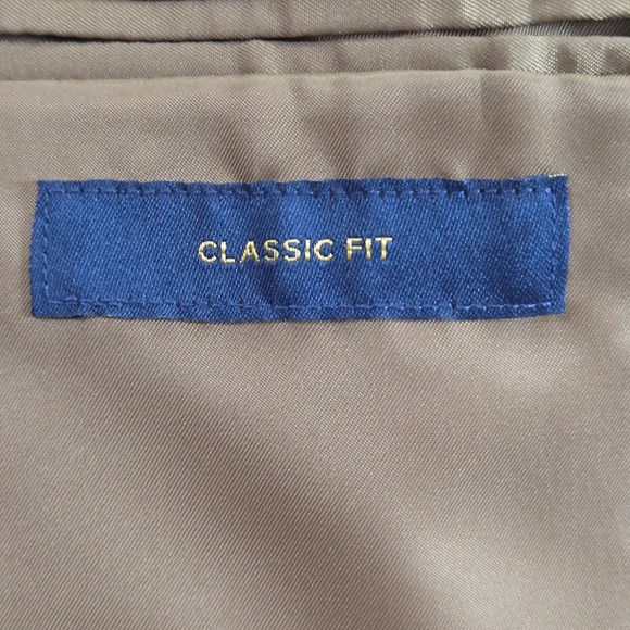 Stafford Classic Fit Corduroy Sport Coat Blazer Elbow Patch Mens‎ Brown 50R - Picture 8 of 8